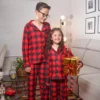 Pijama Cuadros rojo - negro