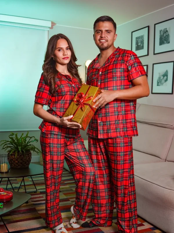Pijama Cuadros clásica