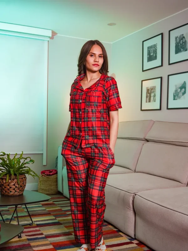 Pijama Cuadros clásica