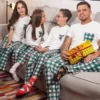 Pijama Verde cuadros