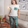 Pijama Verde cuadros