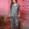 Pijama Verde cuadros
