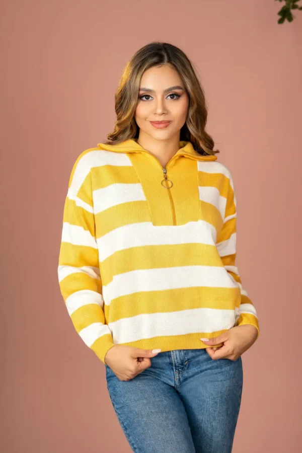 Camibuzo tejido amarillo