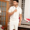 Set hombre Set Tejido Blanco